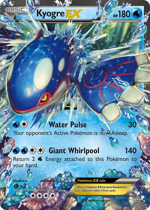 Kyogre EX (54/160) [XY: Primal Clash] - for just $7.70! 