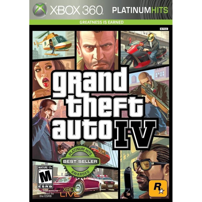Grand Theft Auto IV (Platinum Hits) (Xbox 360) - Premium Video Games - Just $0! Shop now at Retro Gaming of Denver