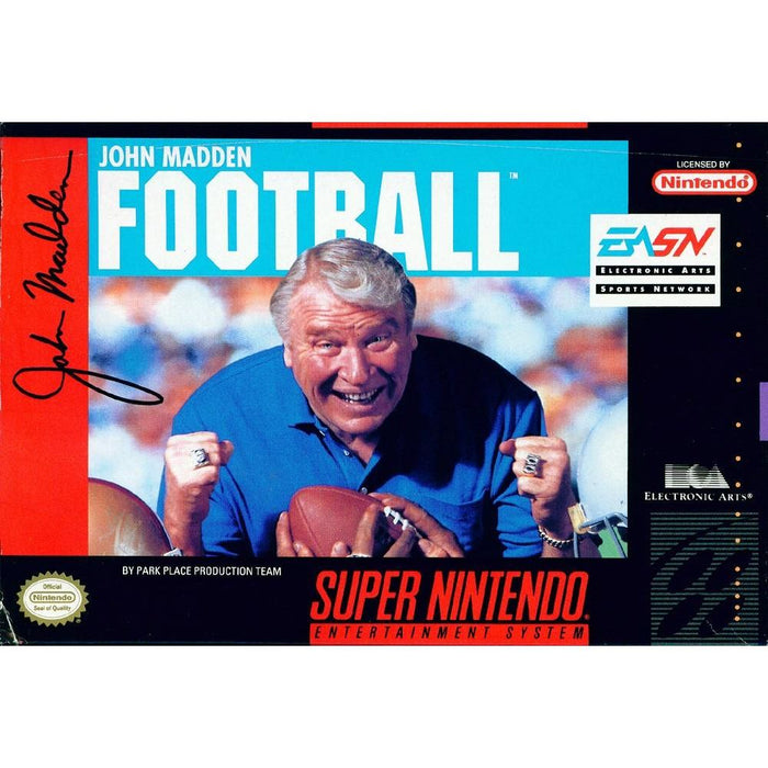 John Madden Football (Super Nintendo) - Just $0! Shop now at Retro Gaming of Denver