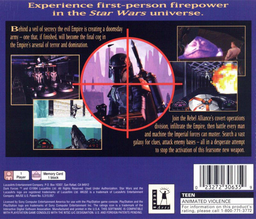 Star Wars: Dark Forces – PlayStation 1 (PS1) - for just $0! 