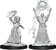 D&D: Nolzur's Marvelous Miniatures - Drow Mage & Drow Priestess - for just $5.99! 