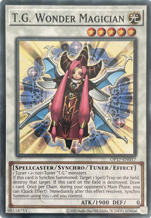 T.G. Wonder Magician [OP17-EN017] Common - for just $0.10! 