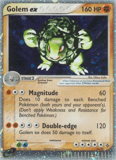 Golem ex (91/97) [EX: Dragon] - for just $31.50! 