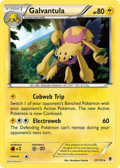 Galvantula(27/119) (Theme Deck Exclusive) [XY: Phantom Forces] - for just $0.40! 