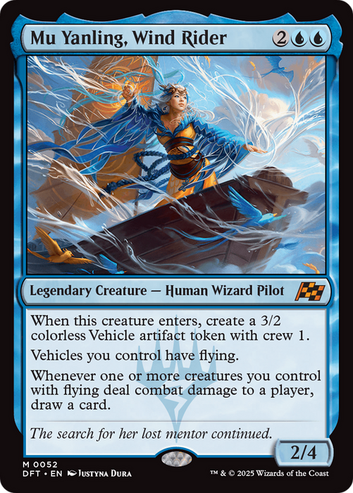 Mu Yanling, Wind Rider (DFT-052) - Aetherdrift - for just $0.14! 