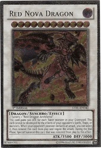 Red Nova Dragon [STBL-EN042] Ultimate Rare - for just $40! 