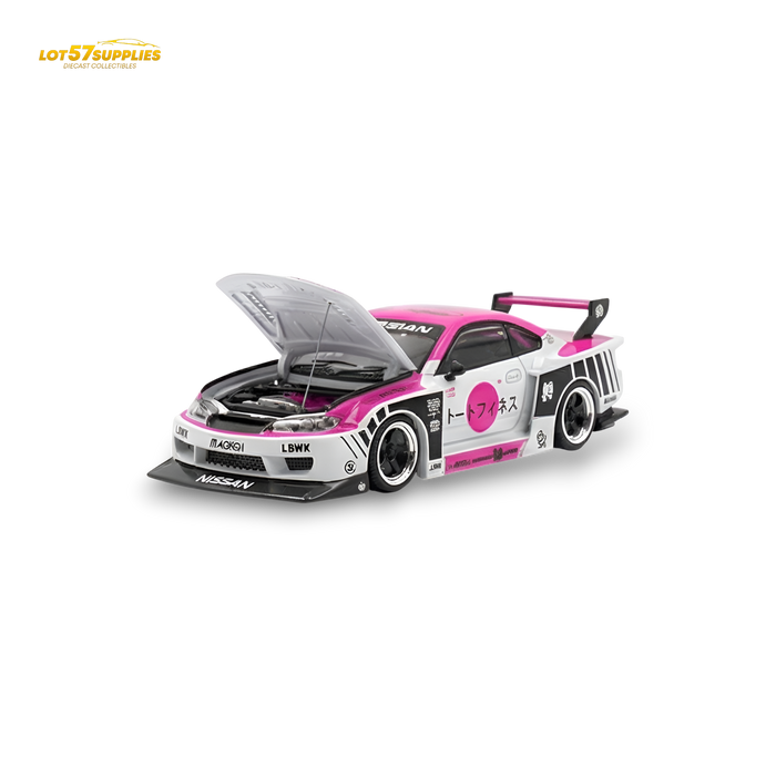 TPC Silvia S15 LBWK Pink - White 1:64 - for just $34.99! 