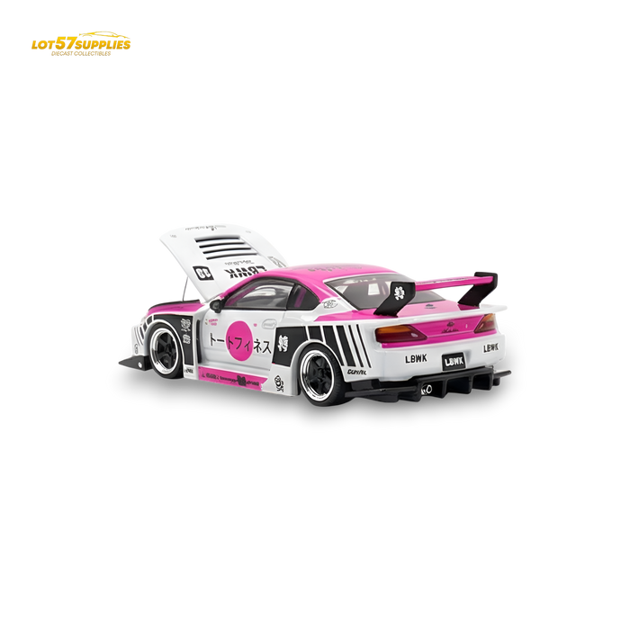 TPC Silvia S15 LBWK Pink - White 1:64 - for just $34.99! 