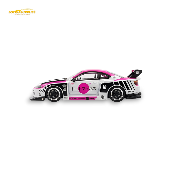 TPC Silvia S15 LBWK Pink - White 1:64 - for just $34.99! 