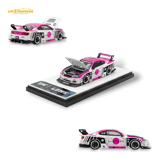 TPC Silvia S15 LBWK Pink - White 1:64 - for just $34.99! 