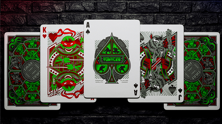 Teenage Mutant Ninja Turtles Playing Cards by theory11 - for just $14.99! 