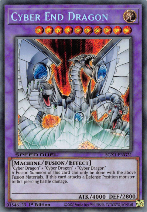 Cyber End Dragon [SGX1-ENG21] Secret Rare - for just $0.30! 