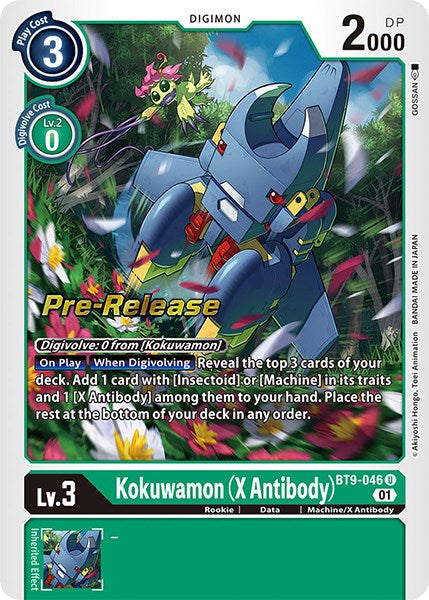 Kokuwamon (X Antibody) [BT9-046] [X Record Pre-Release Promos] - Just $1.65! Shop now at Retro Gaming of Denver