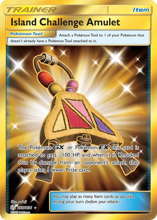 Island Challenge Amulet (265/236) [Sun & Moon: Cosmic Eclipse] - for just $2.10! 