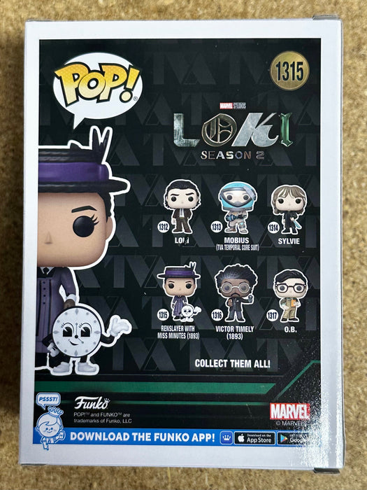 Funko Pop! Marvel Renslayer With Miss Minutes (1893) #1315 Loki 2023 Disney + - for just $8! 
