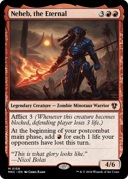 Neheb, the Eternal (MKC-158) - Murders at Karlov Manor Commander - for just $2.11! 
