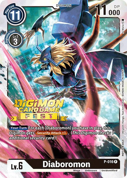 Diaboromon [P-016] (Digimon Card Game Fest 2022) [Promotional Cards] - Just $0.09! Shop now at Retro Gaming of Denver