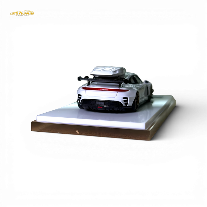 404ERROR Porsche Taycan White with Roof Box 1:64 - for just $74.99! 
