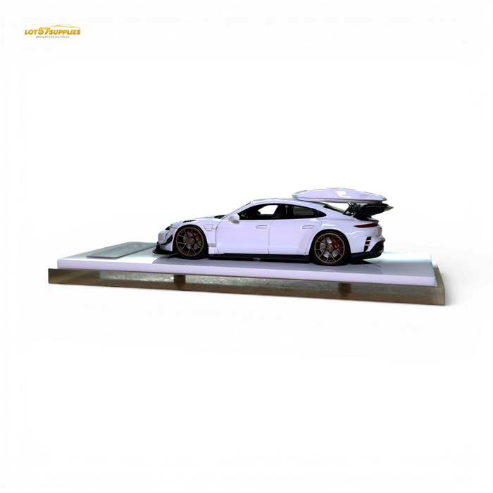 404ERROR Porsche Taycan White with Roof Box 1:64 - for just $74.99! 