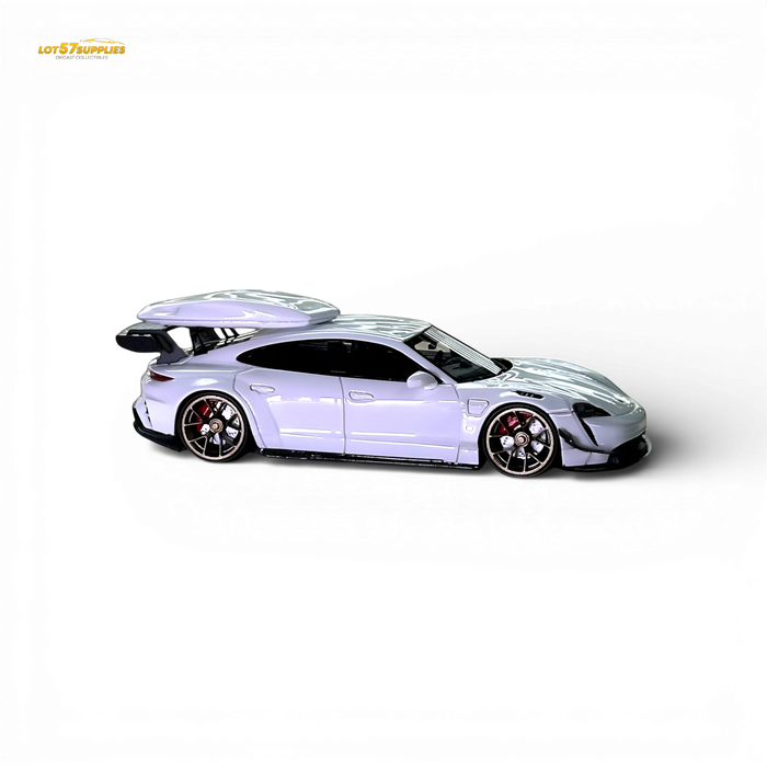 404ERROR Porsche Taycan White with Roof Box 1:64 - for just $74.99! 