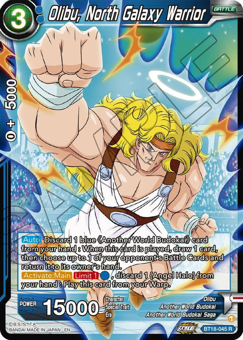 Olibu, North Galaxy Warrior (BT18-045) [Dawn of the Z-Legends] - for just $0.10! 