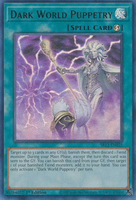 Dark World Puppetry [SR13-EN025] Ultra Rare - for just $0.10! 