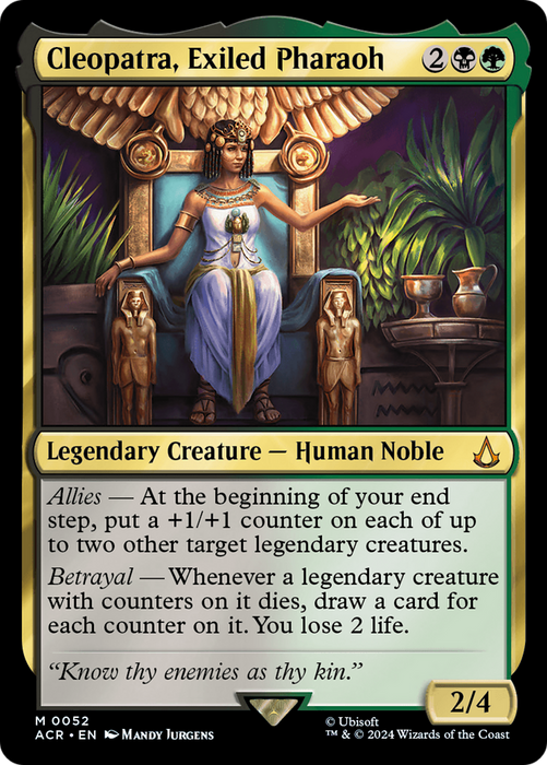 Cleopatra, Exiled Pharaoh (ACR-052) - Assassin's Creed - for just $0.30! 