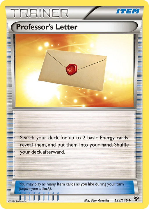 Professor's Letter (123/146) [XY: Base Set] - for just $0.15! 