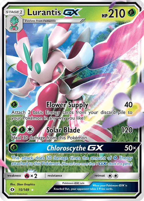 Lurantis GX (15/149) [Sun & Moon: Base Set] - for just $0.50! 