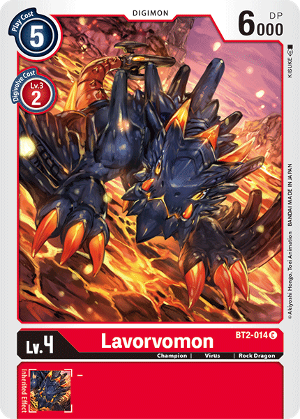 Lavorvomon [BT2-014] [Release Special Booster Ver.1.5] - Just $0.09! Shop now at Retro Gaming of Denver