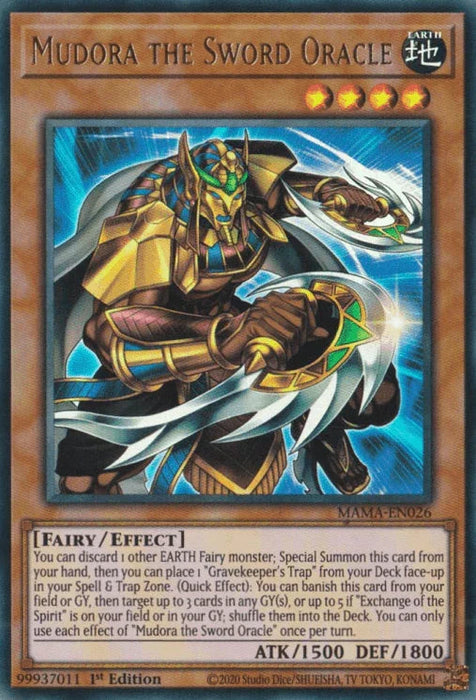 Mudora the Sword Oracle [MAMA-EN026] Ultra Rare - for just $0.30! 