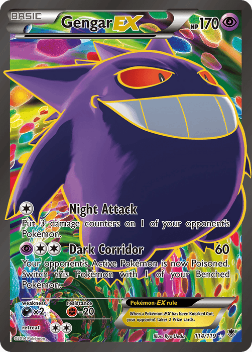Gengar EX (114/119) [XY: Phantom Forces] - for just $317.30! 