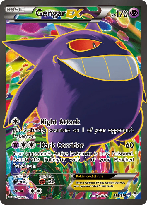 Gengar EX (114/119) [XY: Phantom Forces] - for just $291.95! 