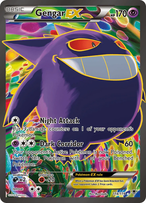 Gengar EX (114/119) [XY: Phantom Forces] - for just $300.60! 