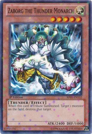 Zaborg the Thunder Monarch [BP01-EN132] Starfoil Rare - for just $0.35! 