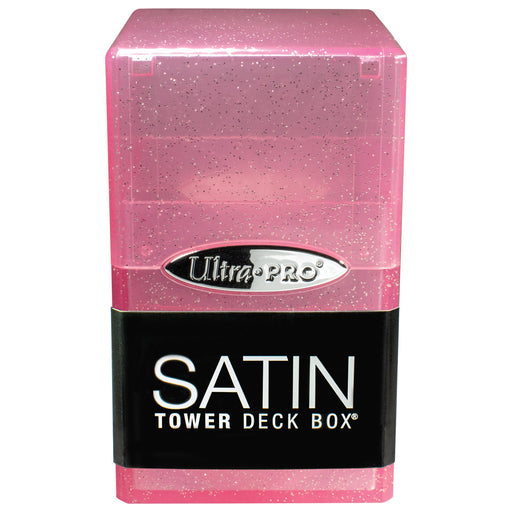 Ultra PRO: Satin Tower - Glitter Pink - for just $0! 