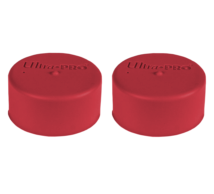 Ultra PRO: Playmat Tube Caps - Standard Red (2-Pack) - Just $0! Shop now at Retro Gaming of Denver