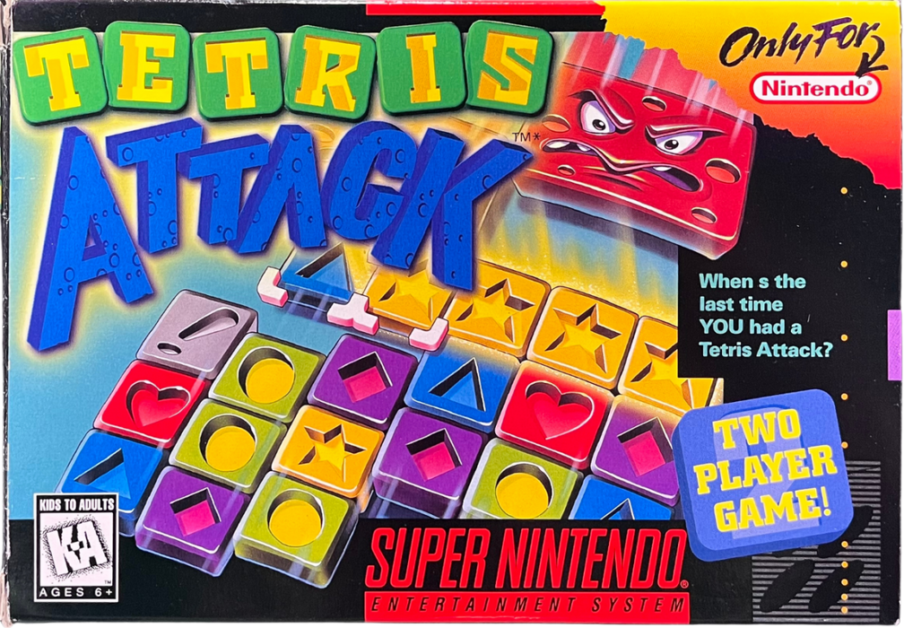 Tetris Attack [CIB][Misprint] – Super Nintendo Entertainment System (SNES) - for just $37.99! 