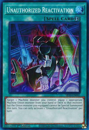 Unauthorized Reactivation [SR10-EN041] Super Rare - for just $0.60! 