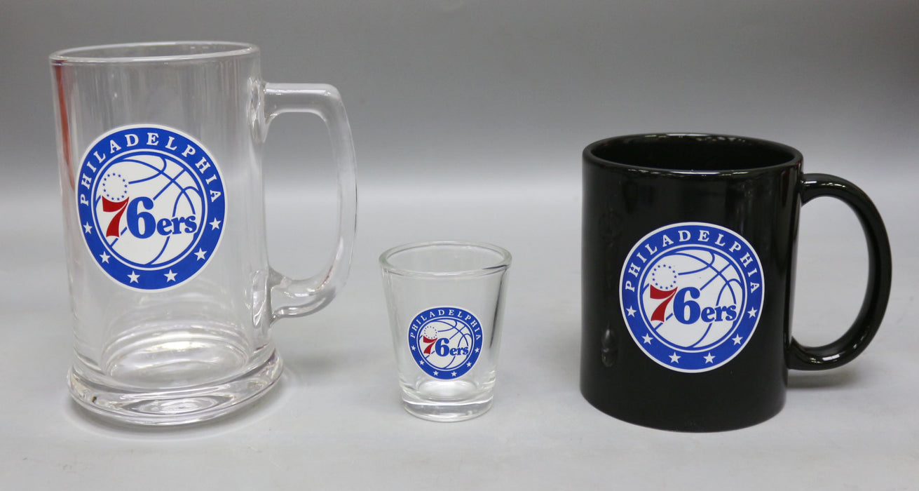 Philadelphia 76ers 3-Piece Glassware Gift Set - for just $34.99! 