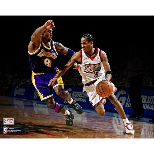 Kobe Bryant v. Allen Iverson NBA Basketball Legends Photo - Premium Unframed Basketball Photos - Just $9.99! Shop now at Retro Gaming of Denver