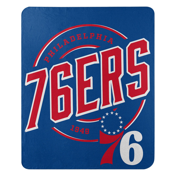 Philadelphia 76ers 50" x 60" Campaign Fleece Blanket - for just $24.99! 