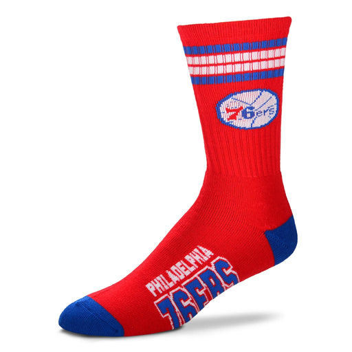Philadelphia 76ers Men's 4 Stripe Deuce Socks - for just $19.99! 