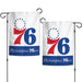 Philadelphia 76ers Applique 12.5" x 18" Garden Flag - for just $19.99! 