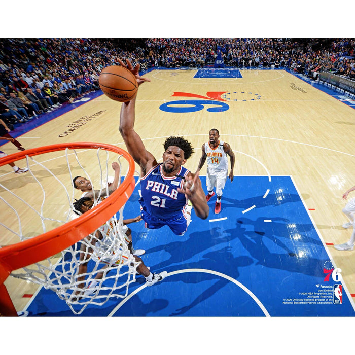 Joel Embiid Rim-Cam Dunk Philadelphia 76ers 8" x 10" Basketball Photo - for just $9.99! 