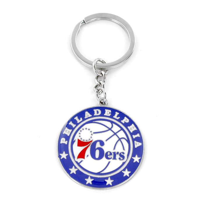 Philadelphia 76ers Metal Logo Keychain - for just $9.99! 