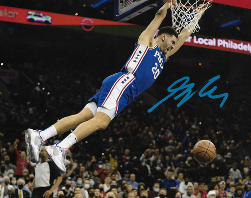 Georges Niang in Action Philadelphia 76ers Autographed Basketball Photo - for just $15! 