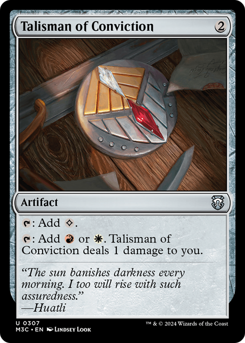 Talisman of Conviction (M3C-307) - Modern Horizons 3 Commander - for just $0.10! 