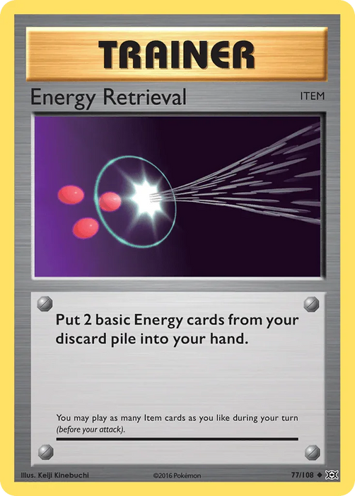 Energy Retrieval (77/108) [XY: Evolutions] - for just $0.10! 