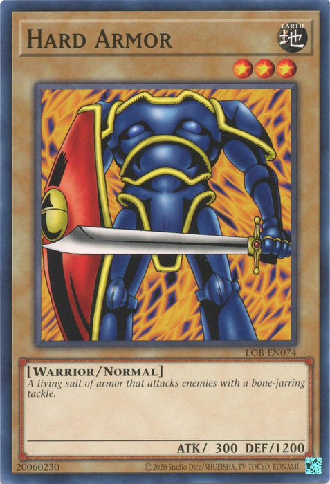 Hard Armor (25th Anniversary) [LOB-EN074] Common - for just $0.10! 